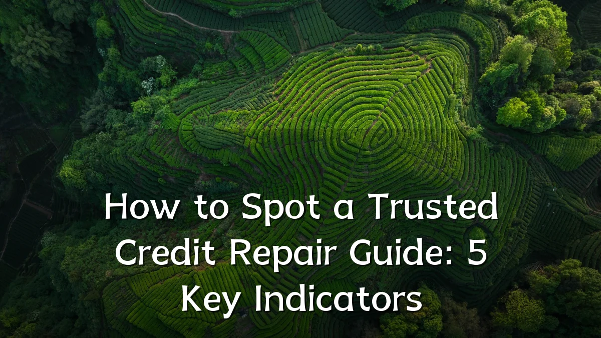 How to Spot a Trusted Credit Repair Guide: 5 Key Indicators