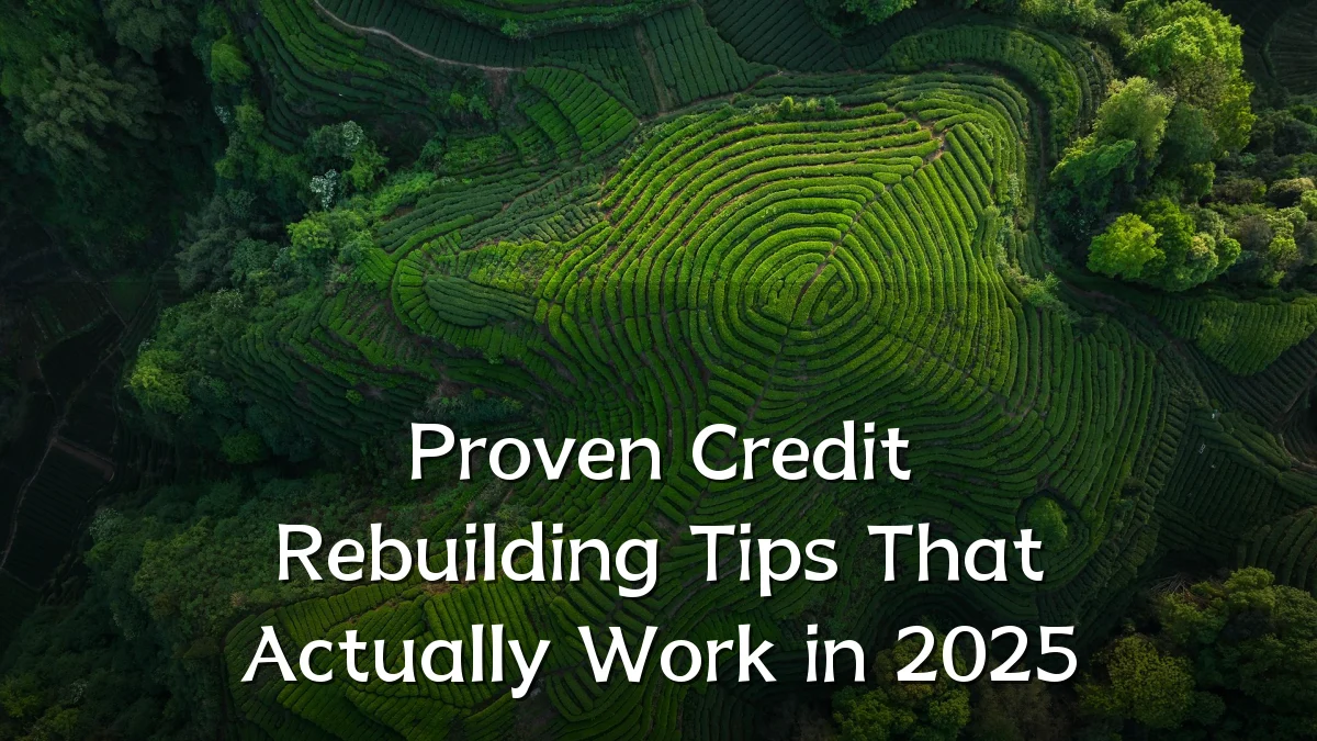 Proven Credit Rebuilding Tips That Actually Work in 2025