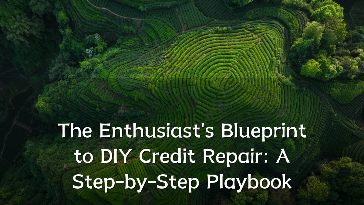 The Enthusiast's Blueprint to DIY Credit Repair: A Step-by-Step Playbook