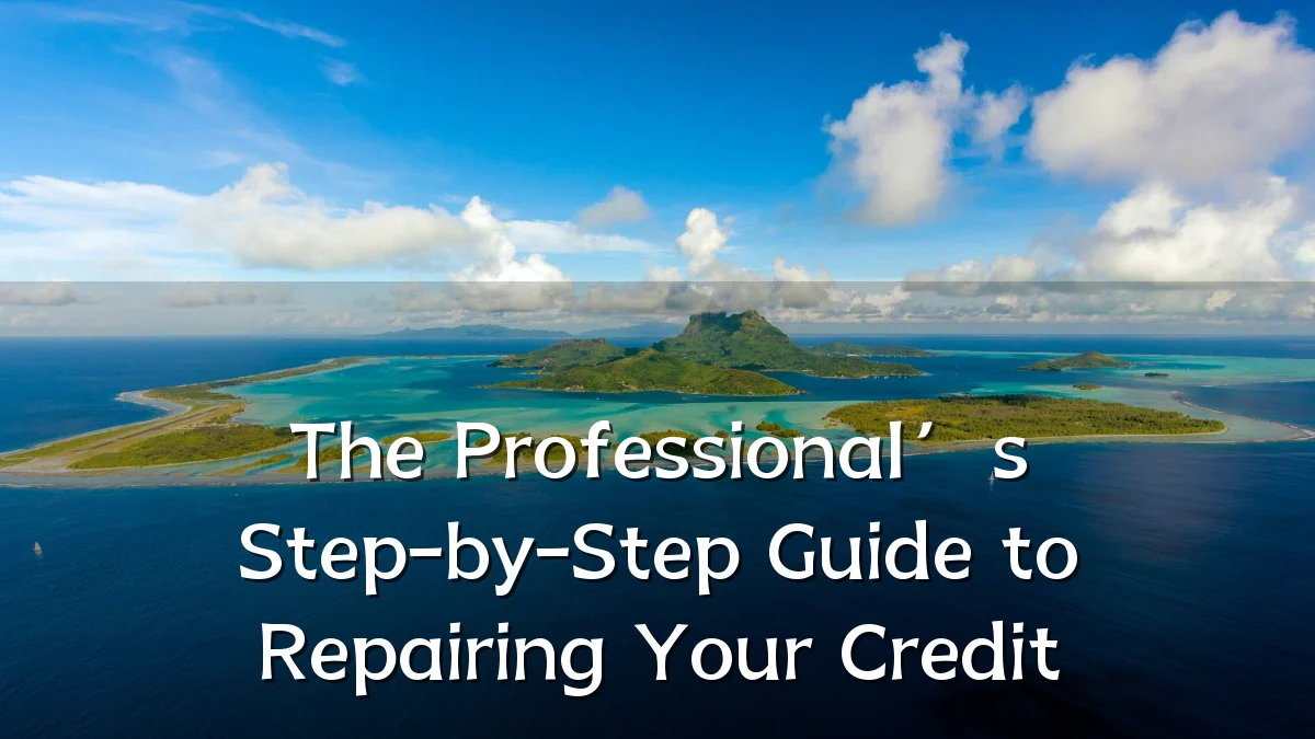 The Professional’s Step-by-Step Guide to Repairing Your Credit