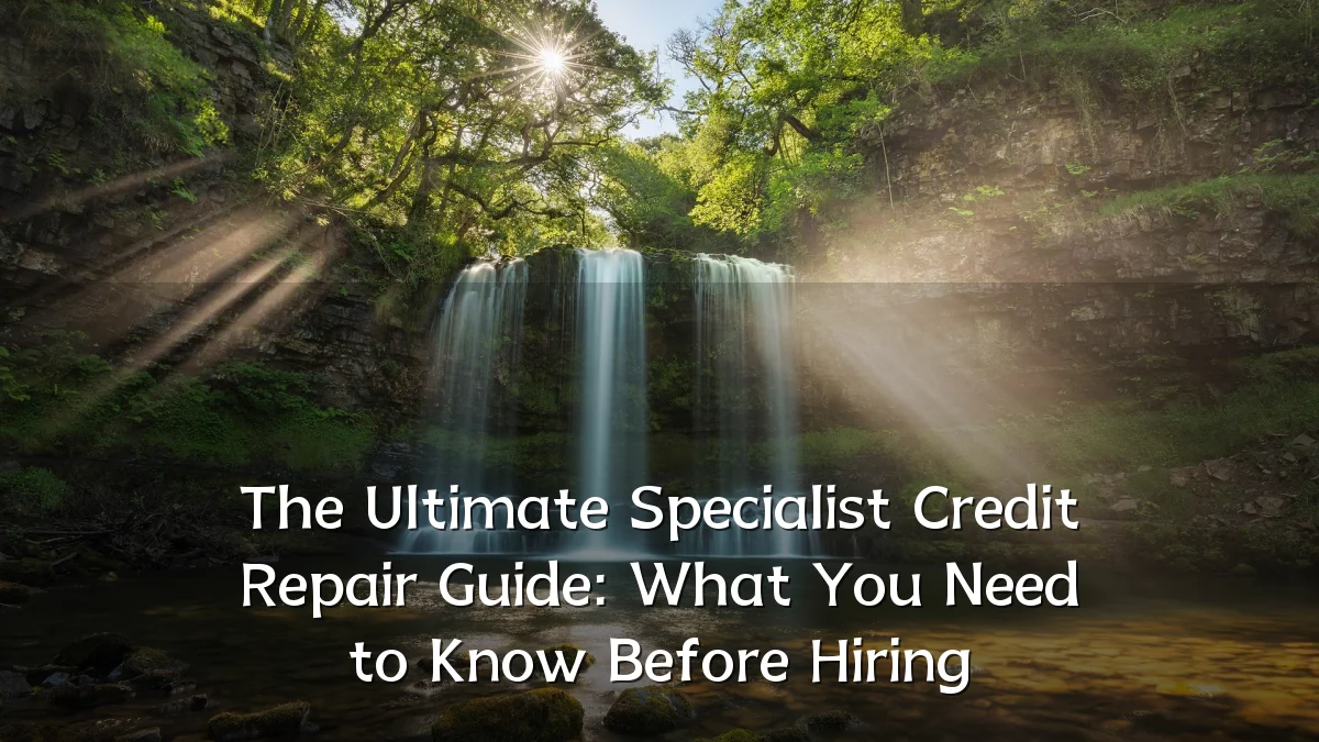 The Ultimate Specialist Credit Repair Guide: What You Need to Know Before Hiring