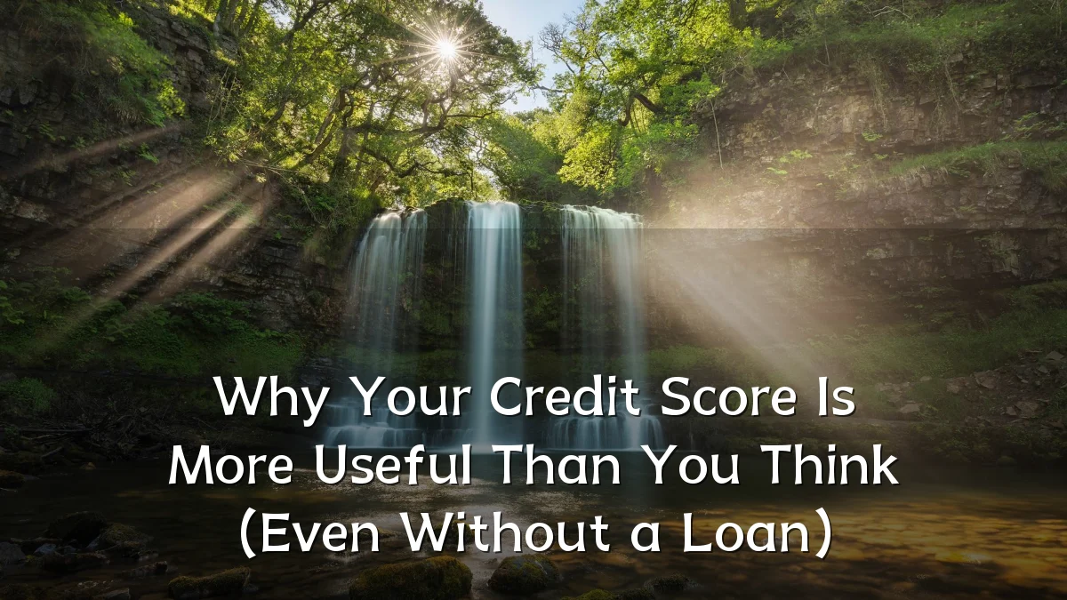 Why Your Credit Score Is More Useful Than You Think (Even Without a Loan)