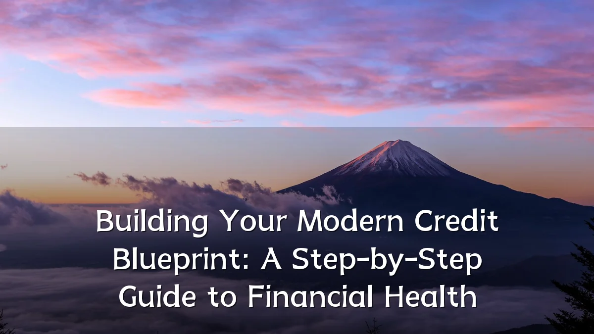 Building Your Modern Credit Blueprint: A Step-by-Step Guide to Financial Health