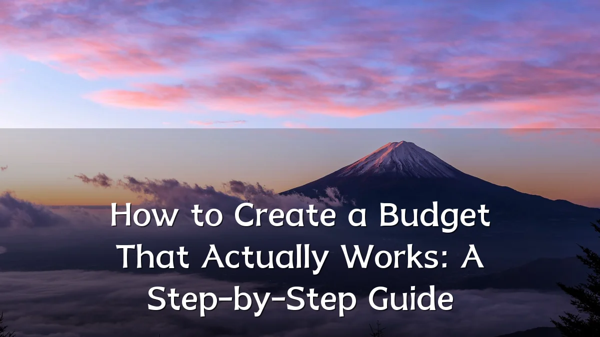 How to Create a Budget That Actually Works: A Step-by-Step Guide