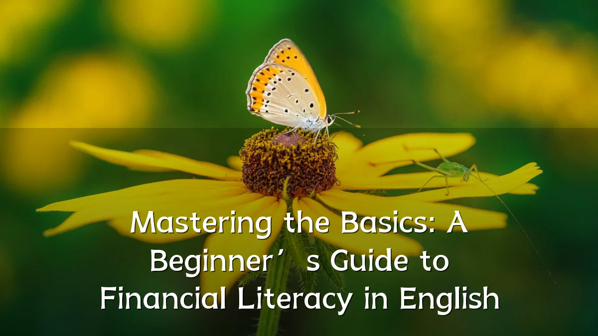 Mastering the Basics: A Beginner’s Guide to Financial Literacy in English