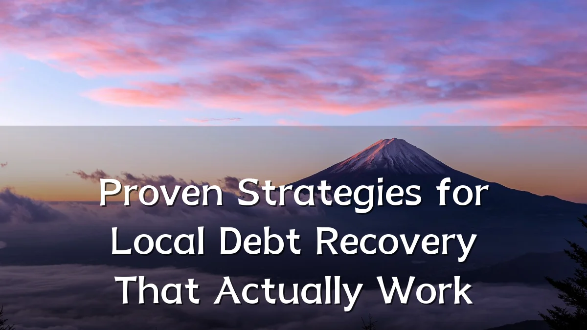 Proven Strategies for Local Debt Recovery That Actually Work