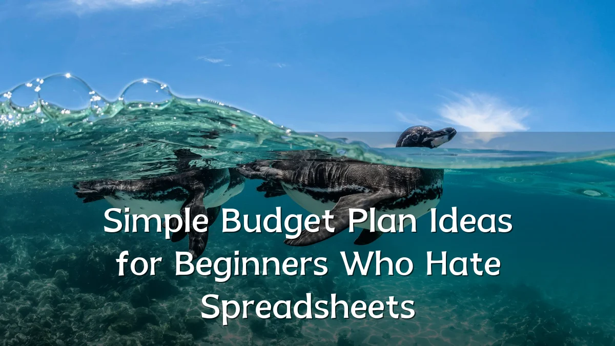 Simple Budget Plan Ideas for Beginners Who Hate Spreadsheets