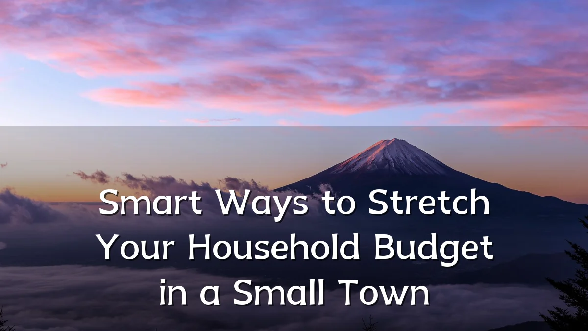 Smart Ways to Stretch Your Household Budget in a Small Town