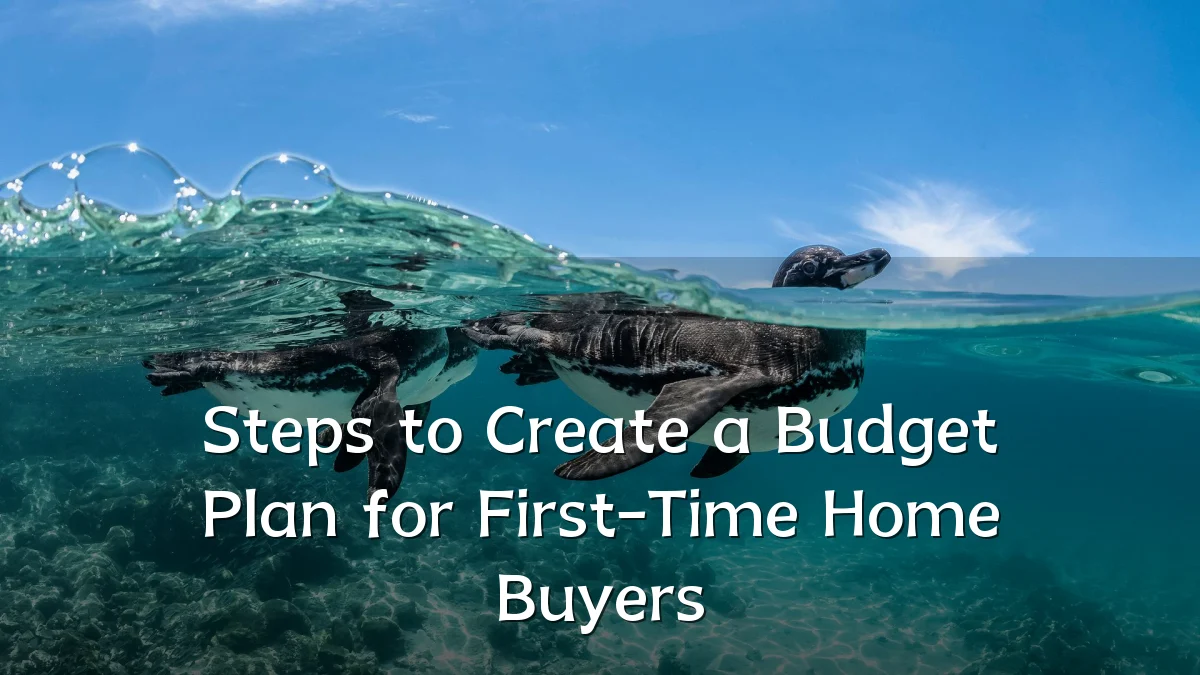 Steps to Create a Budget Plan for First-Time Home Buyers