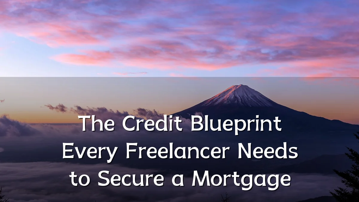 The Credit Blueprint Every Freelancer Needs to Secure a Mortgage