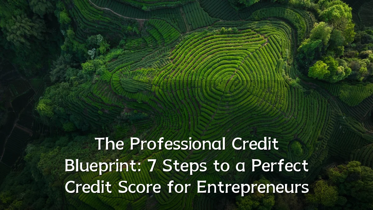 The Professional Credit Blueprint: 7 Steps to a Perfect Credit Score for Entrepreneurs