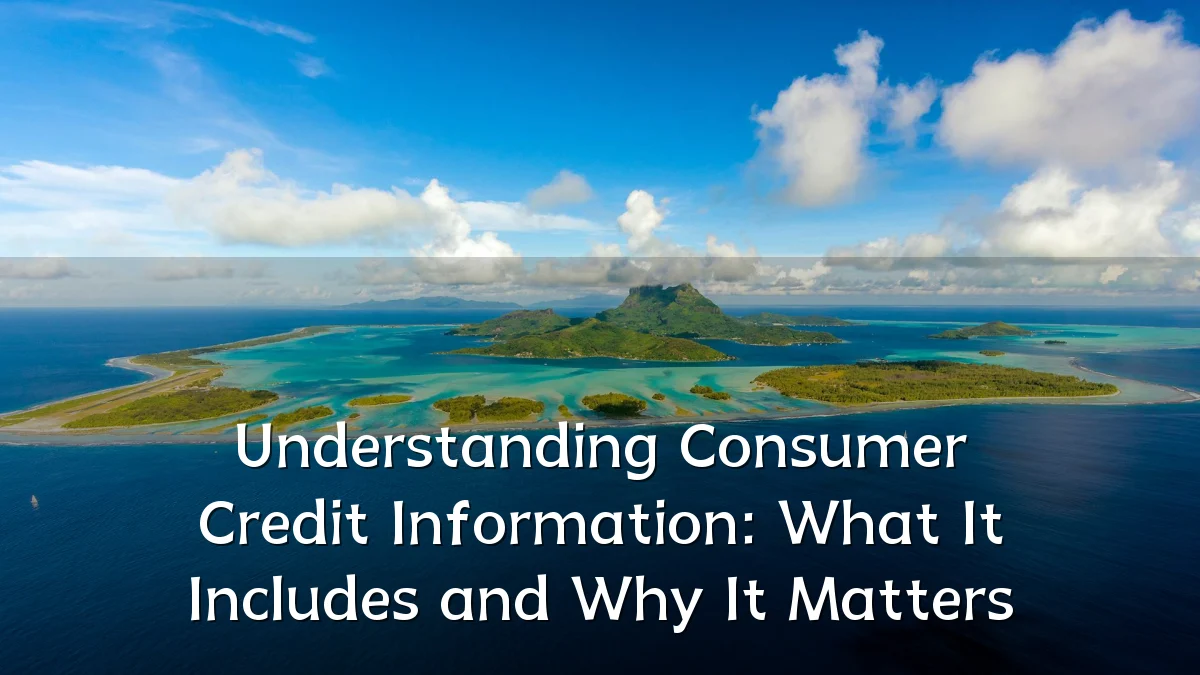 Understanding Consumer Credit Information: What It Includes and Why It Matters