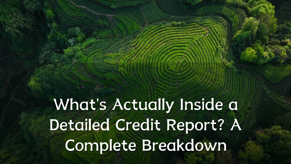 What's Actually Inside a Detailed Credit Report? A Complete Breakdown